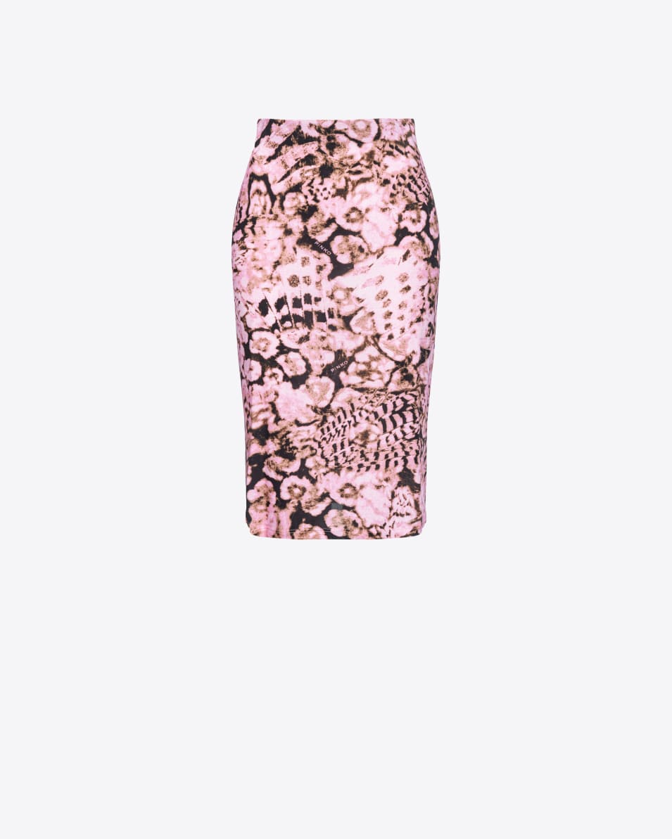 Pinko Longuette-Rock Print Coral Scanner Letzte 3 Tage