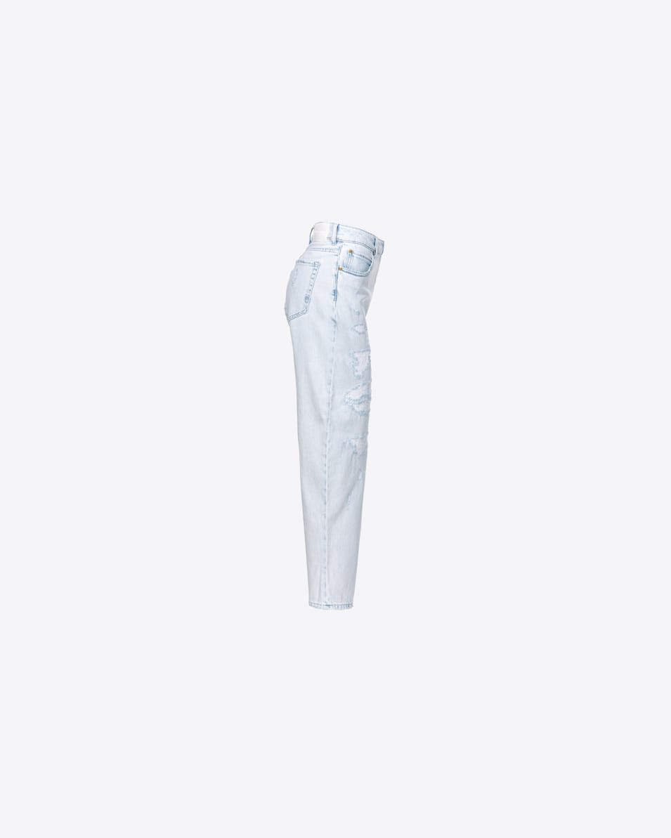 Pinko Jeans Mom Fit hell mit Rissen