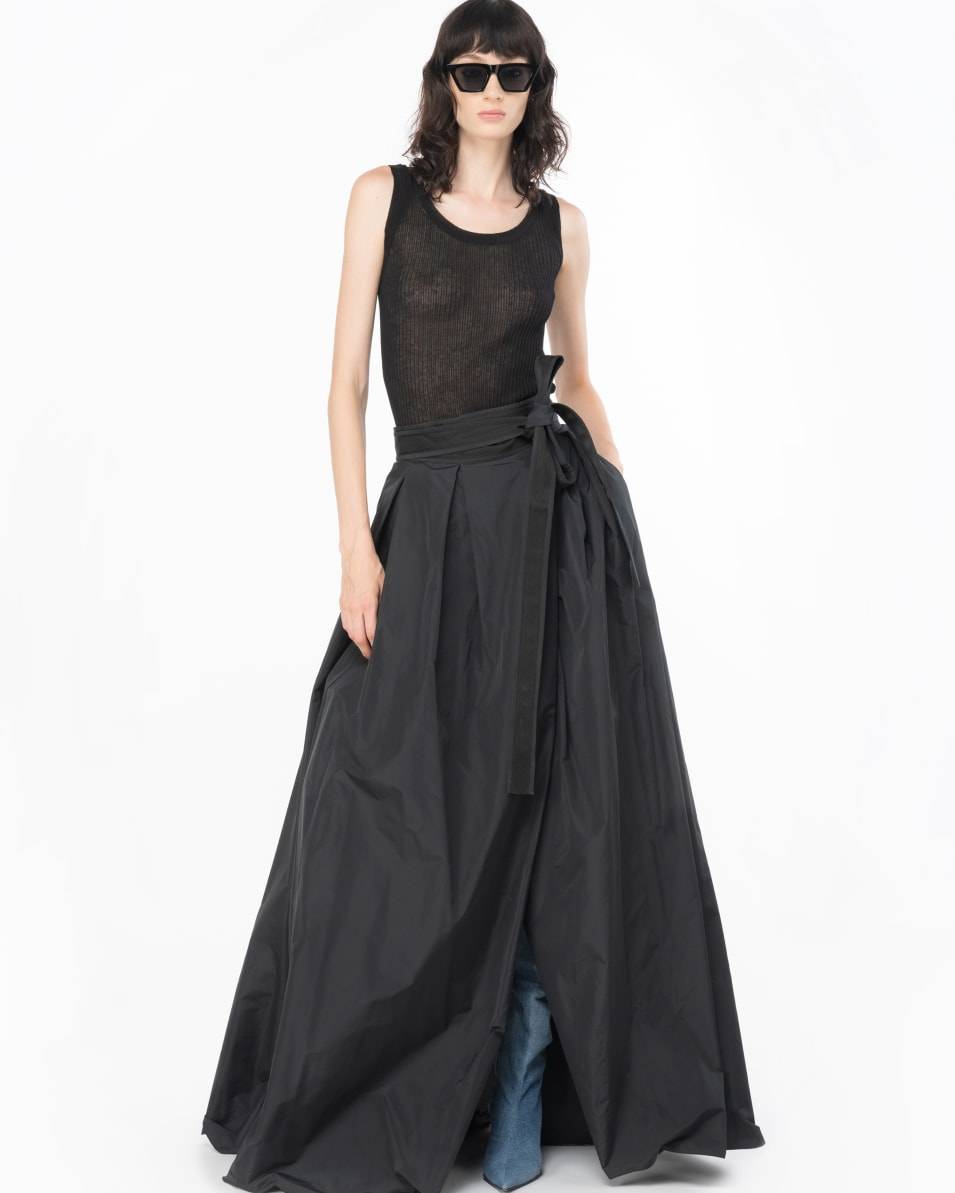 Pinko Eleganter Maxirock aus Taft Riesige Rabatte
