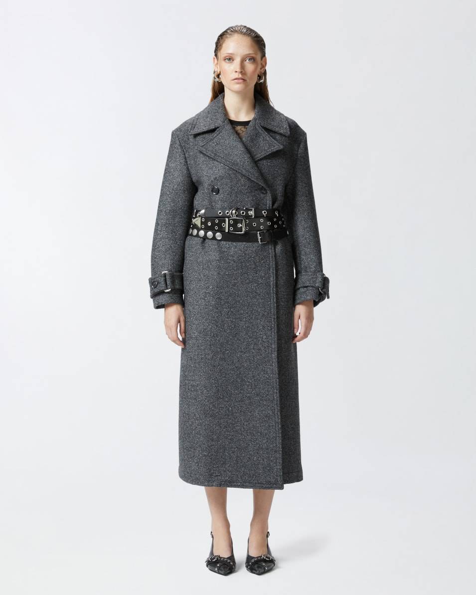 Pinko Mantel im Trenchcoat-Stil mit Gürtel Begrenztes Angebot