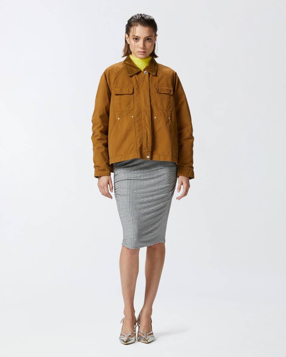 Pinko Cabanjacke mit Cordkragen VIP-Rabatte