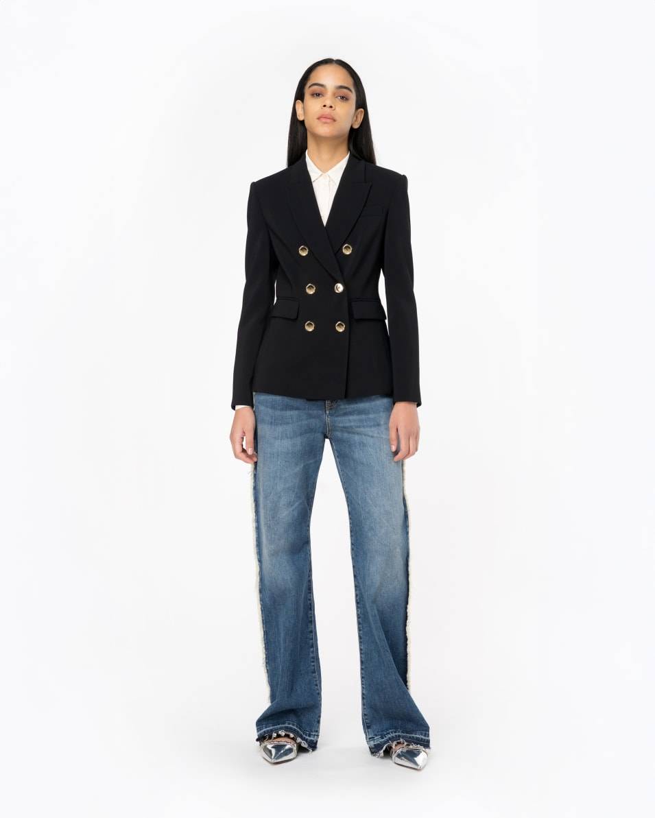 Pinko Zweireihiger Blazer mit Metallknöpfen Begrenzt auf 3 Tage