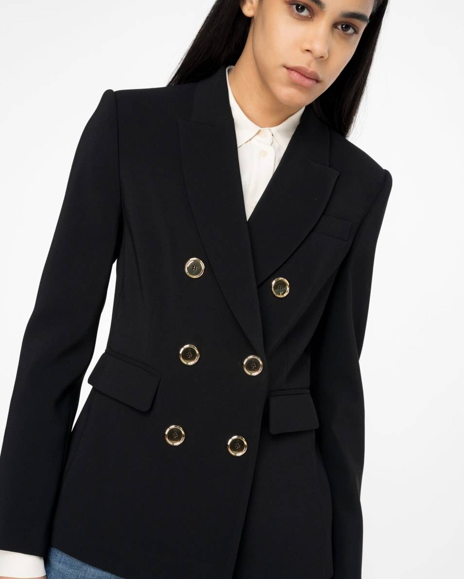 Pinko Zweireihiger Blazer mit Metallknöpfen Begrenzt auf 3 Tage