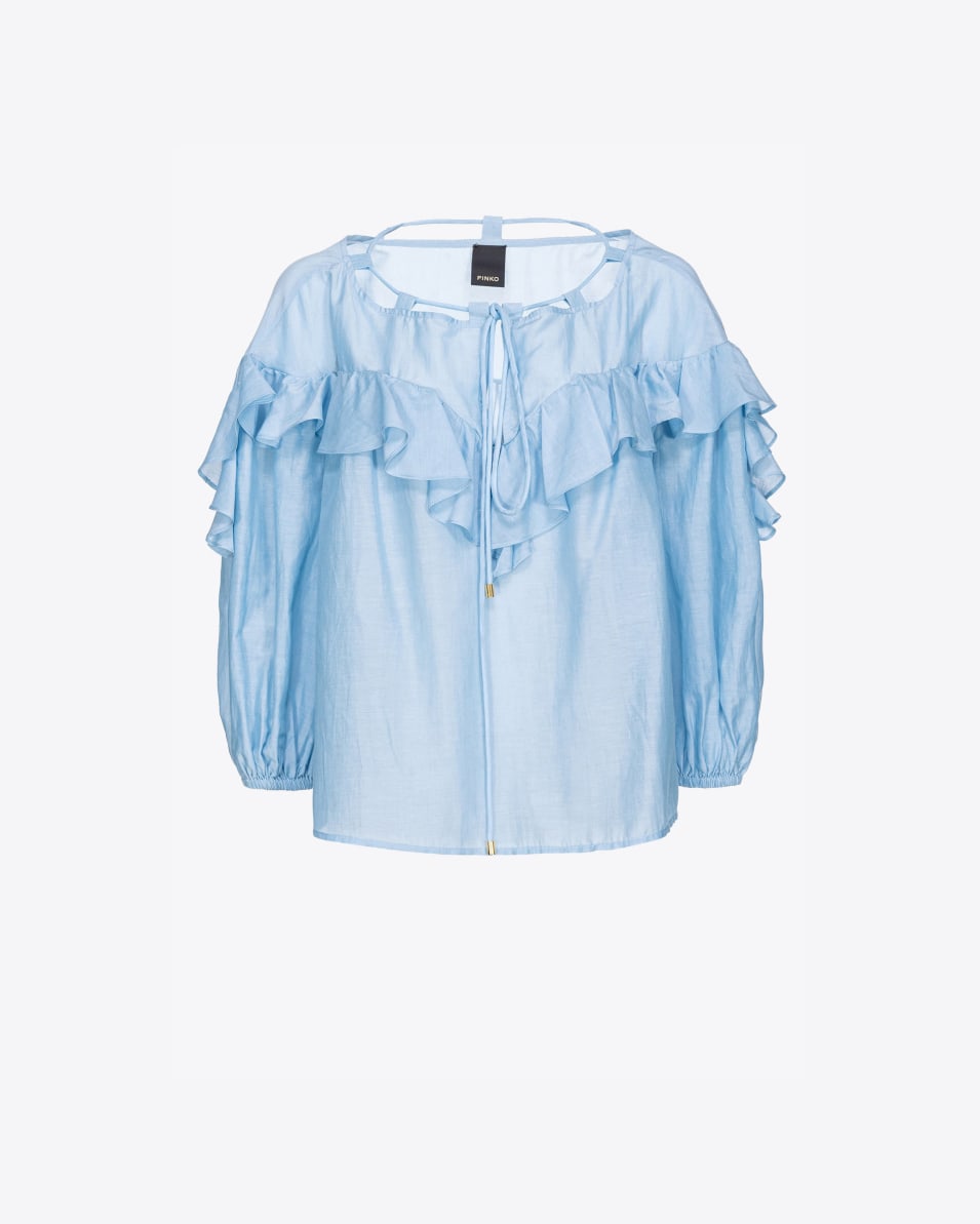 Pinko Bluse mit großem Volant Auslauf