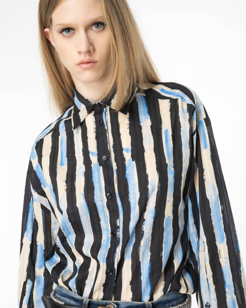 Pinko Bluse Pinselstrich-Print Angebote