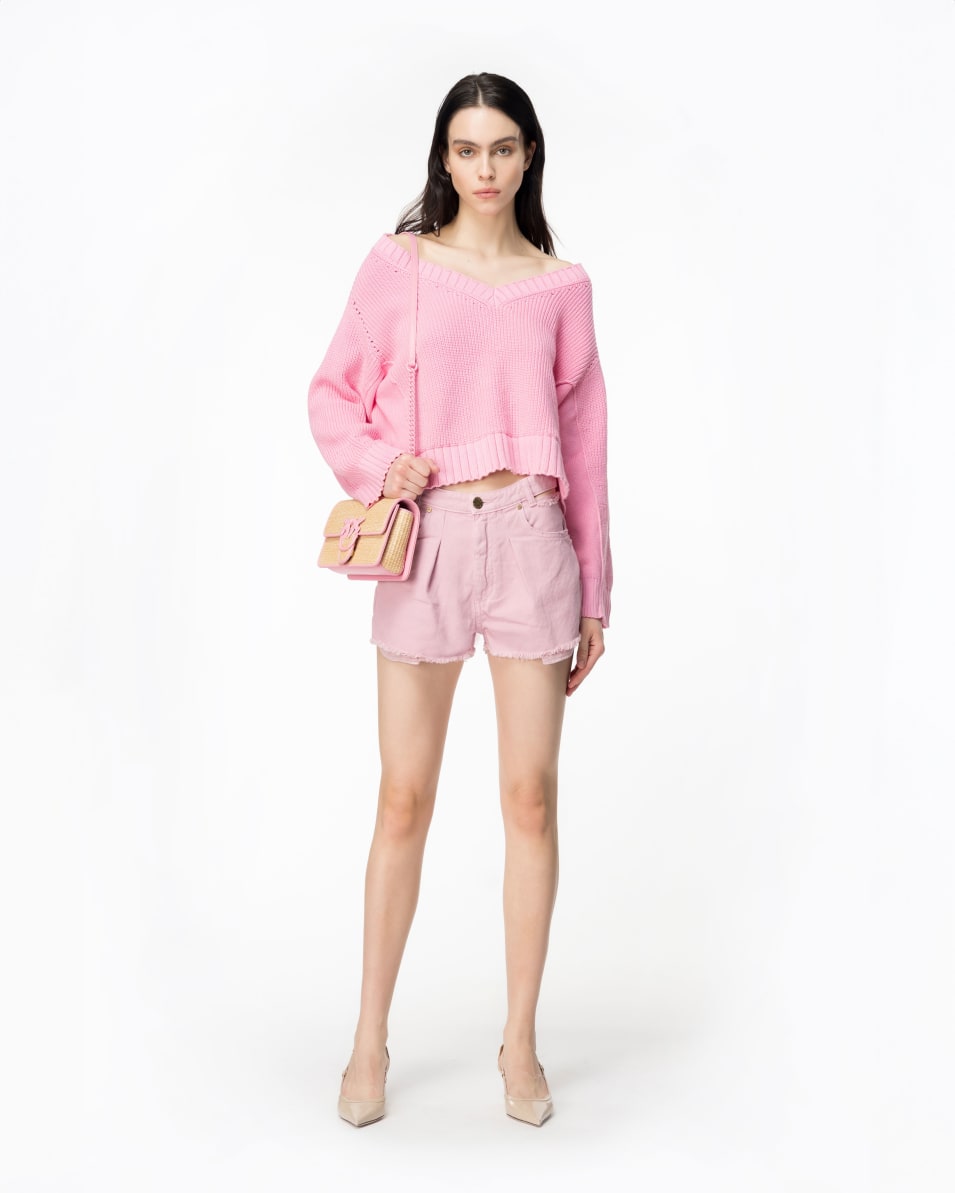 Pinko Shorts aus Baumwoll-Bull Hotsell