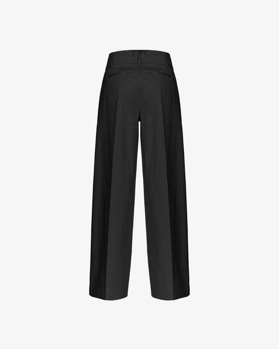 Pinko Extra weite Hose aus technischem Satin Fabrikverkauf