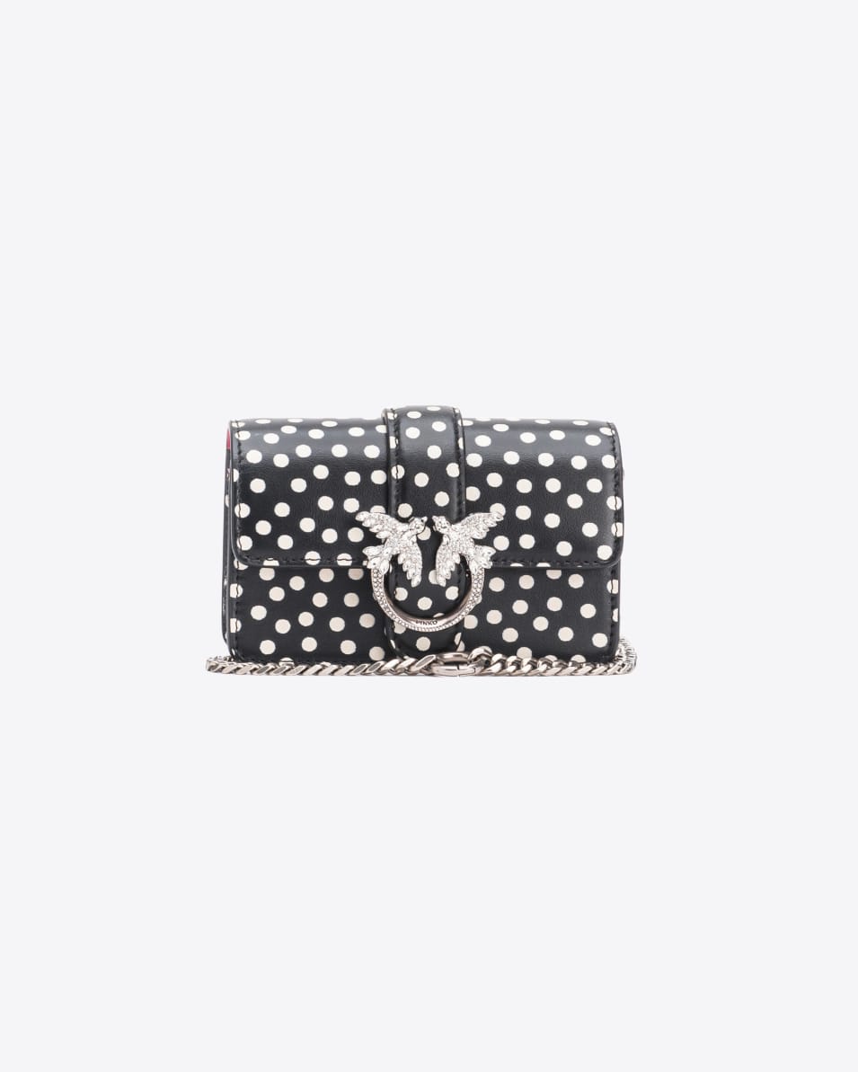 Pinko Micro Love Bag One Punkteprint PINKO Galleria Online Shopping