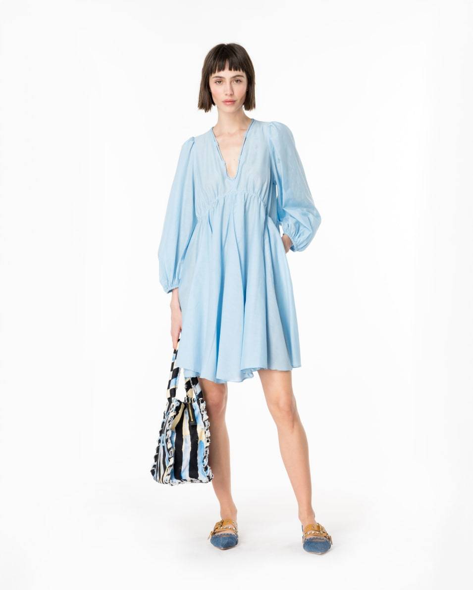 Pinko Kleid aus Baumwoll- und Seidenvoile Heißer Verkauf