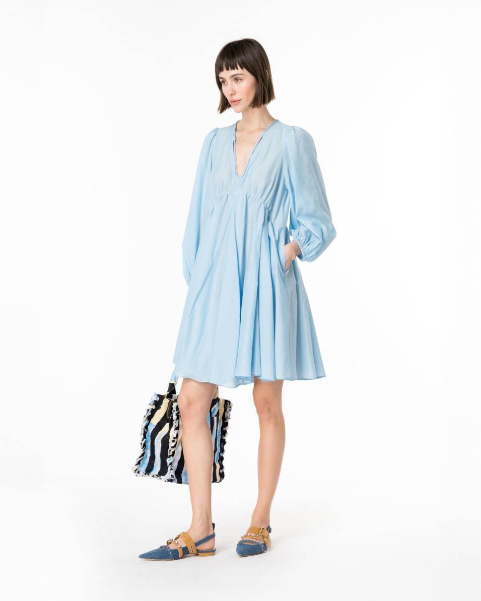Pinko Kleid aus Baumwoll- und Seidenvoile Heißer Verkauf