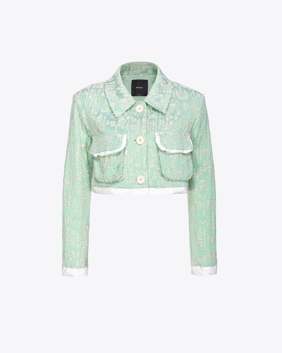 Pinko Kurzjacke Lurex-Flechtgewebe Top Angebot
