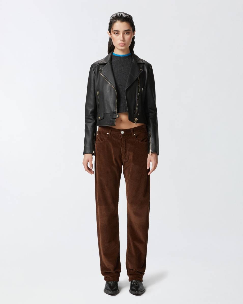 Pinko Hose im Loose Fit aus Cordsamt Begrenzte Freigabe