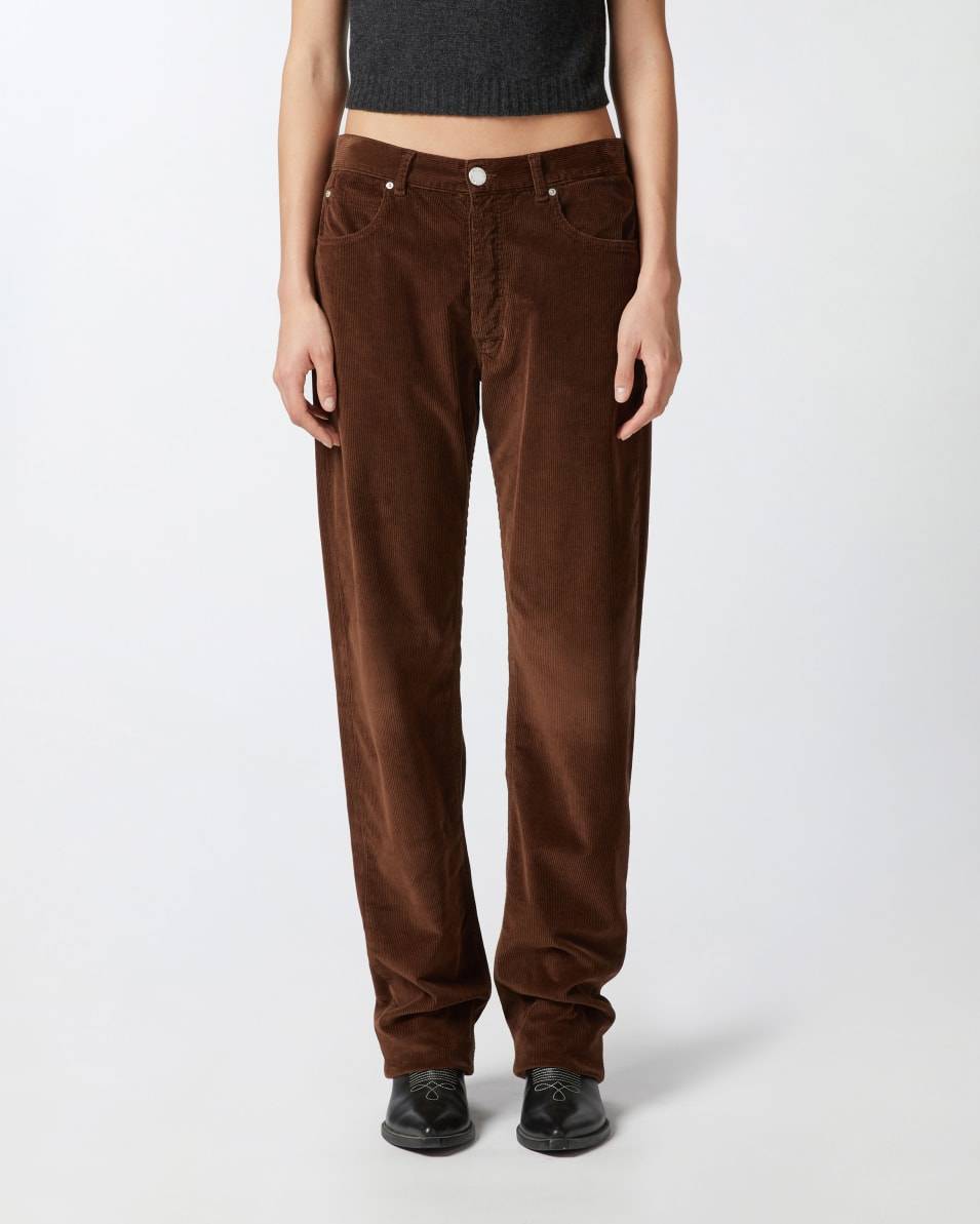 Pinko Hose im Loose Fit aus Cordsamt Begrenzte Freigabe