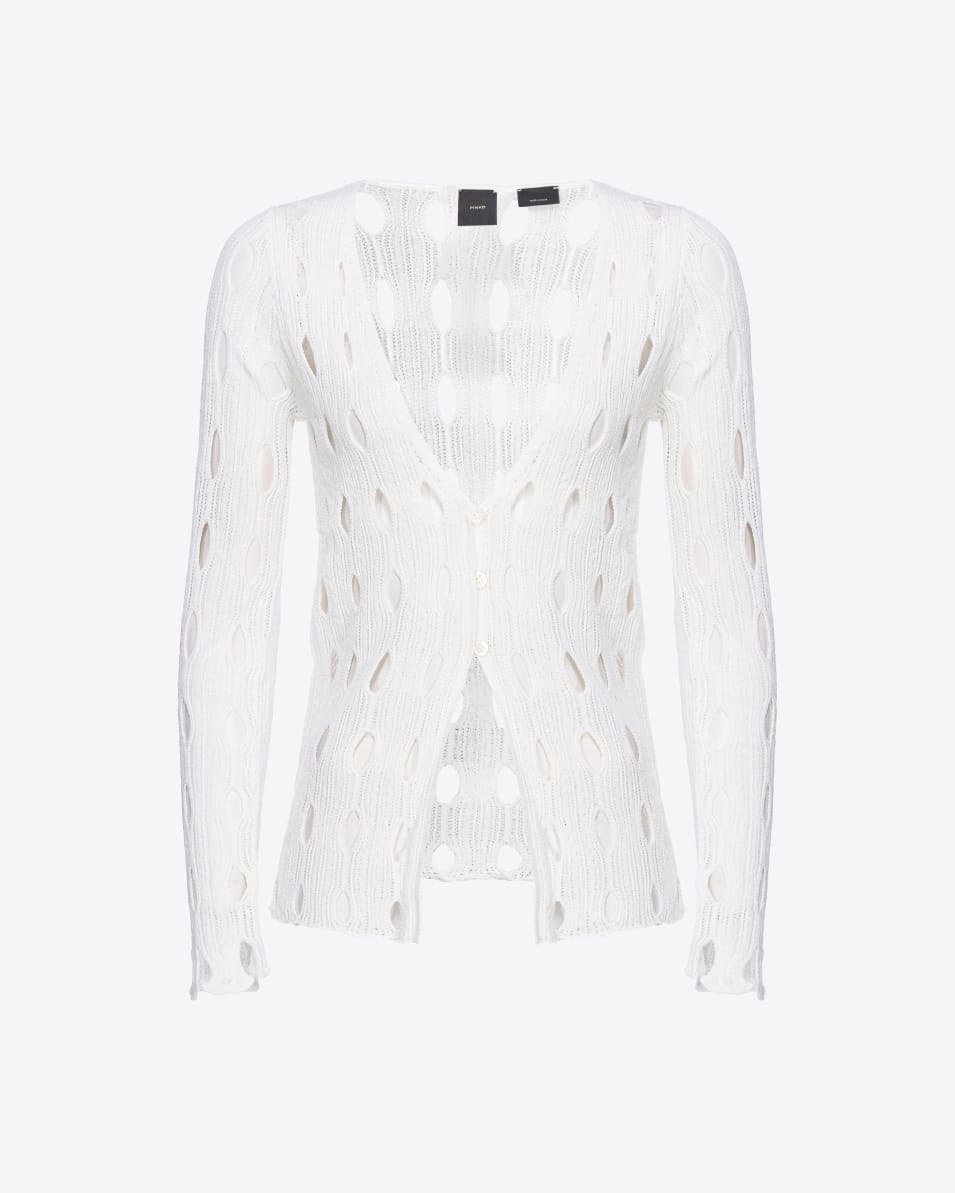 Pinko Cardigan aus Lochstrick Clearance-Verkauf