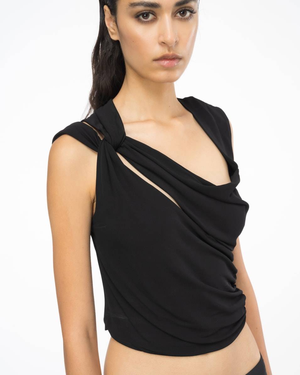 Pinko Torchon-Top aus Interlock-Krepp 2025