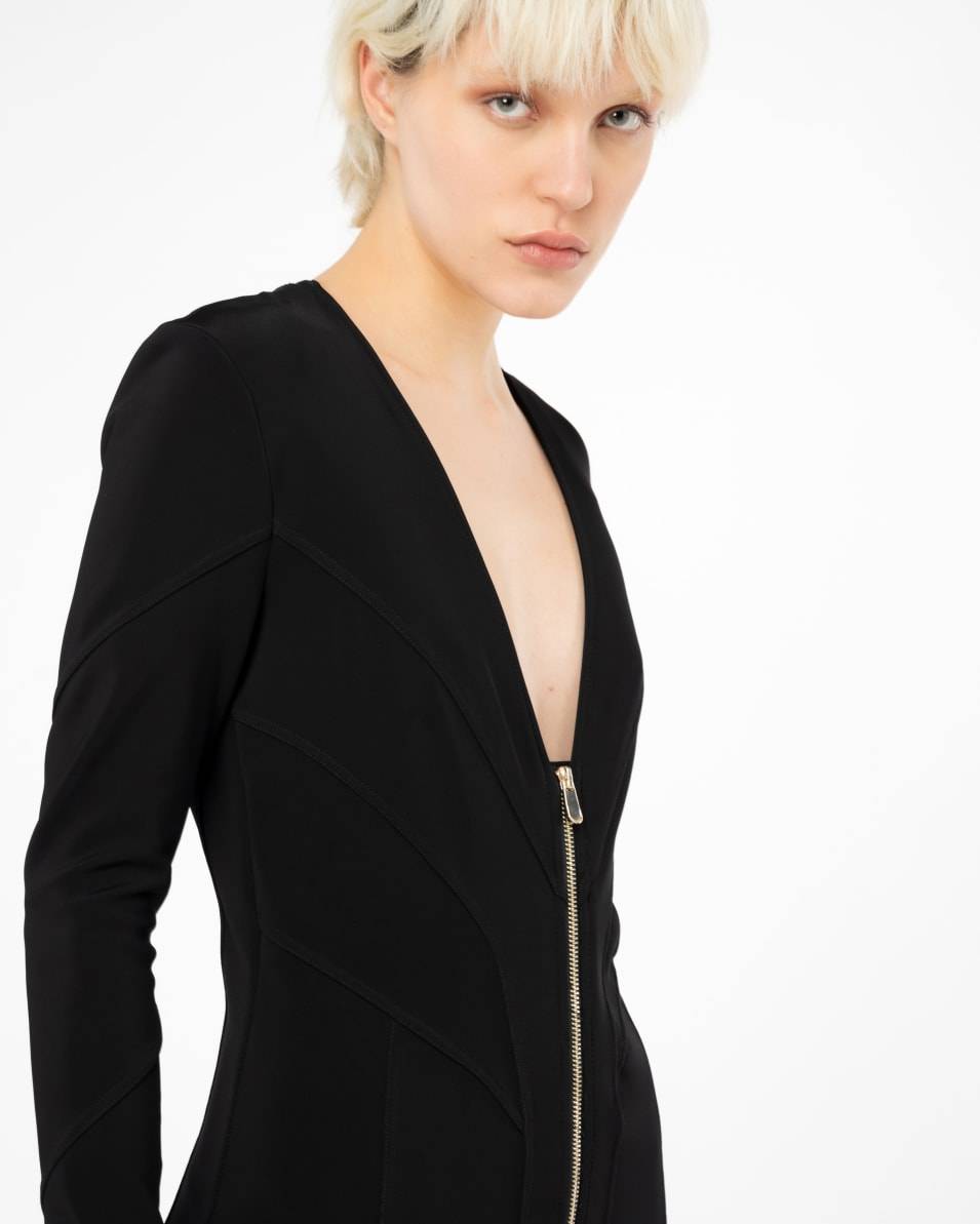 Pinko Midikleid mit Steppnähten Outlet
