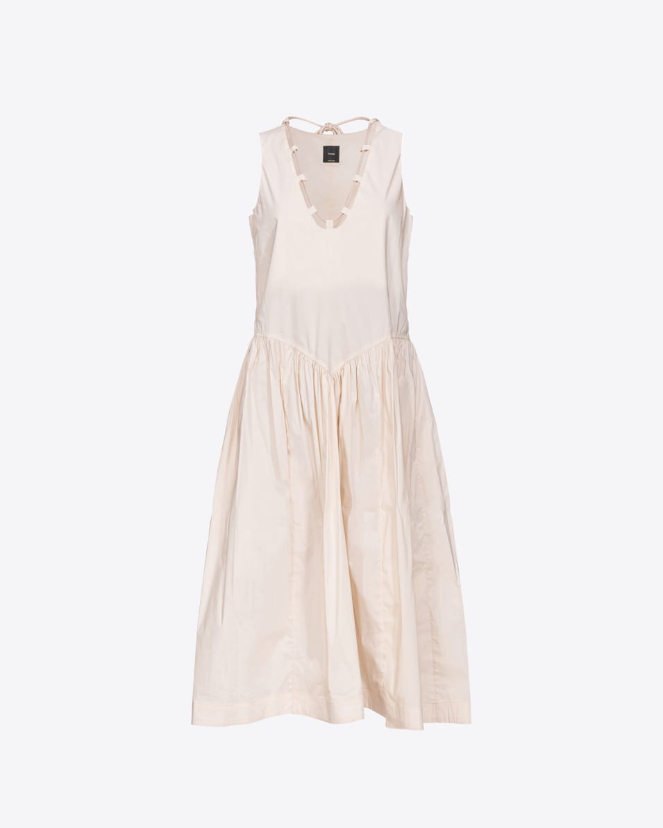 Pinko Midikleid aus technischem Popeline Schlussverkauf