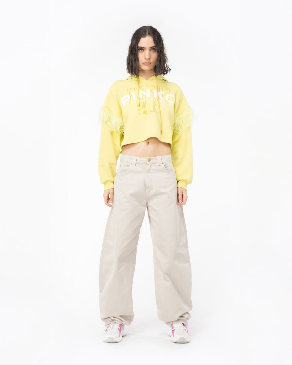Pinko Sweatshirt PINKO Cities mit Federn Günstiger Verkauf