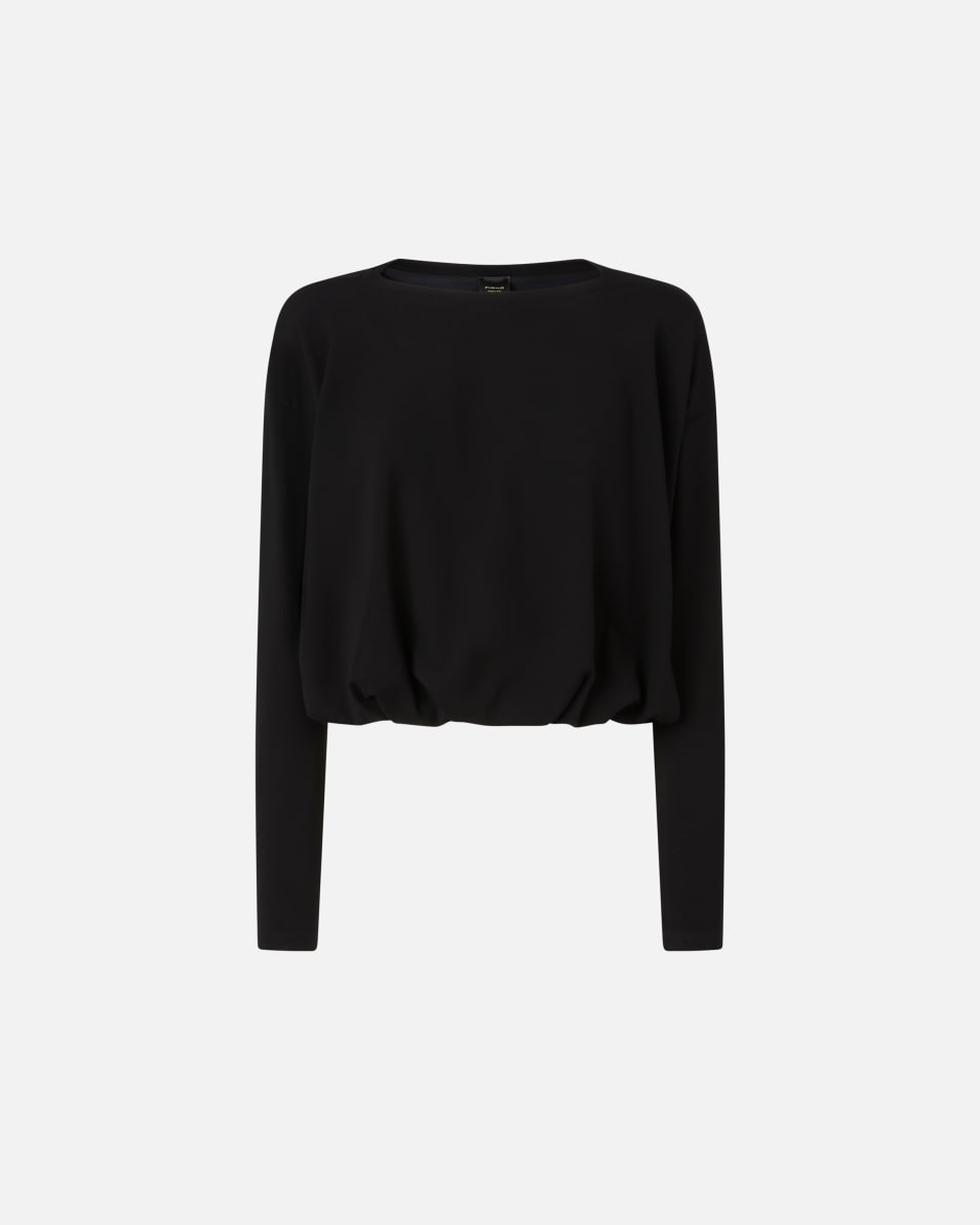 Pinko Pullover aus fließendem Jersey mit Drapierung Black Friday