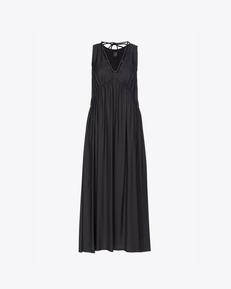 Pinko Langes Kleid aus technischem Popeline Heißer Verkauf