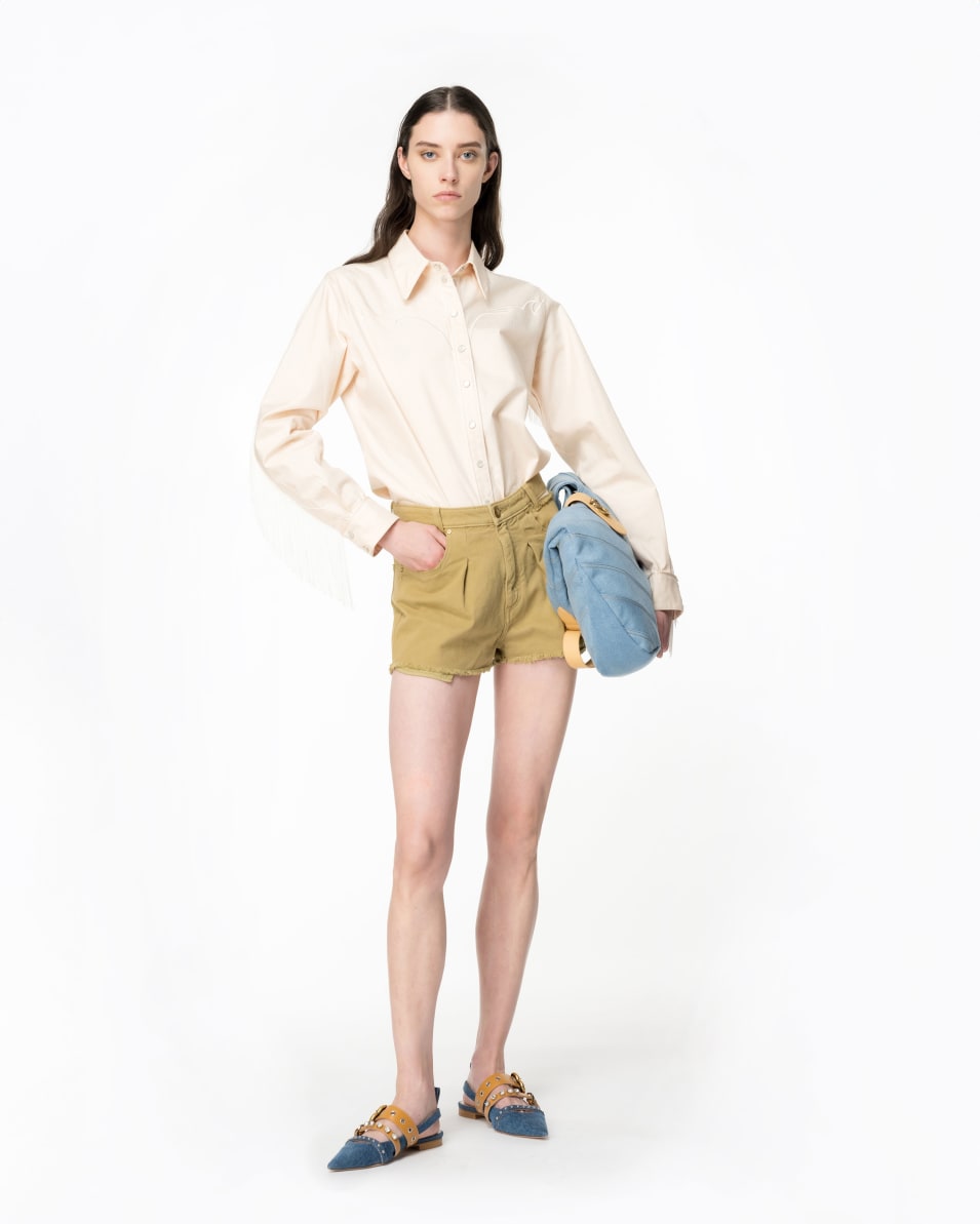 Pinko Shorts aus Baumwoll-Bull Neuheiten