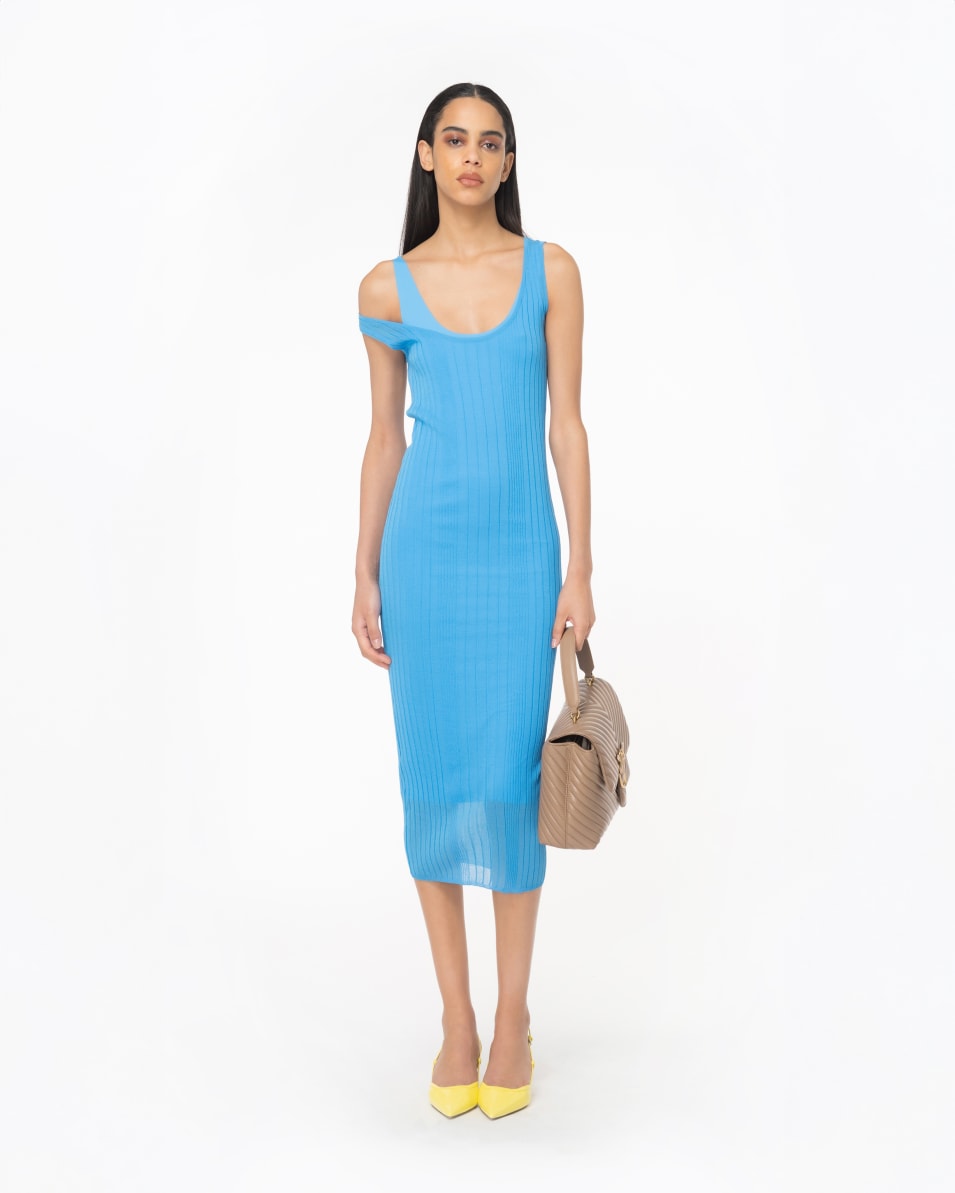 Pinko Midikleid aus transparentem Crêpe Kauf eins, bekomm eins gratis