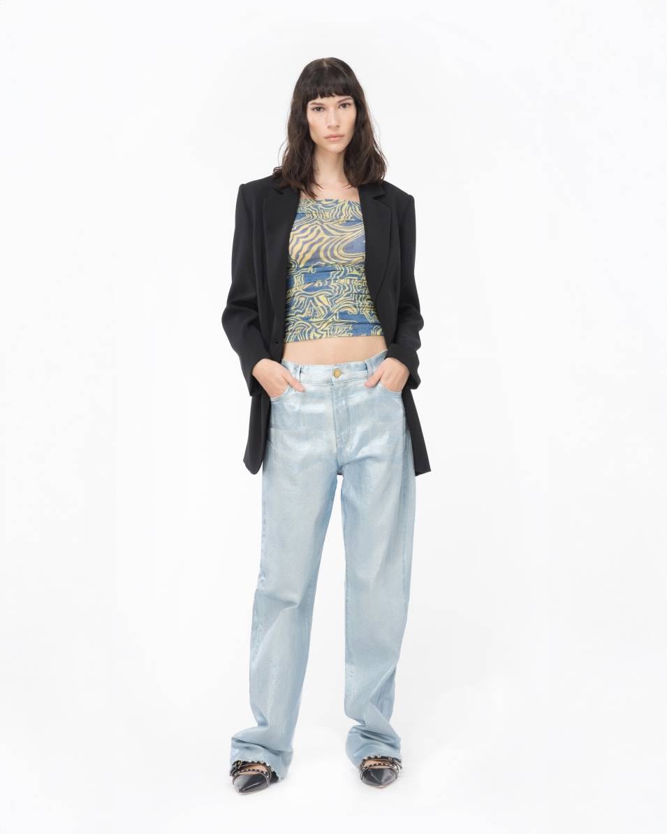 Pinko Jeans Straight Shining Denim Sonderangebote