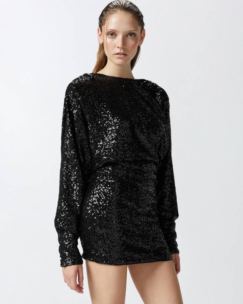 Pinko Elegantes Minikleid mit Pailletten Letzter Tag