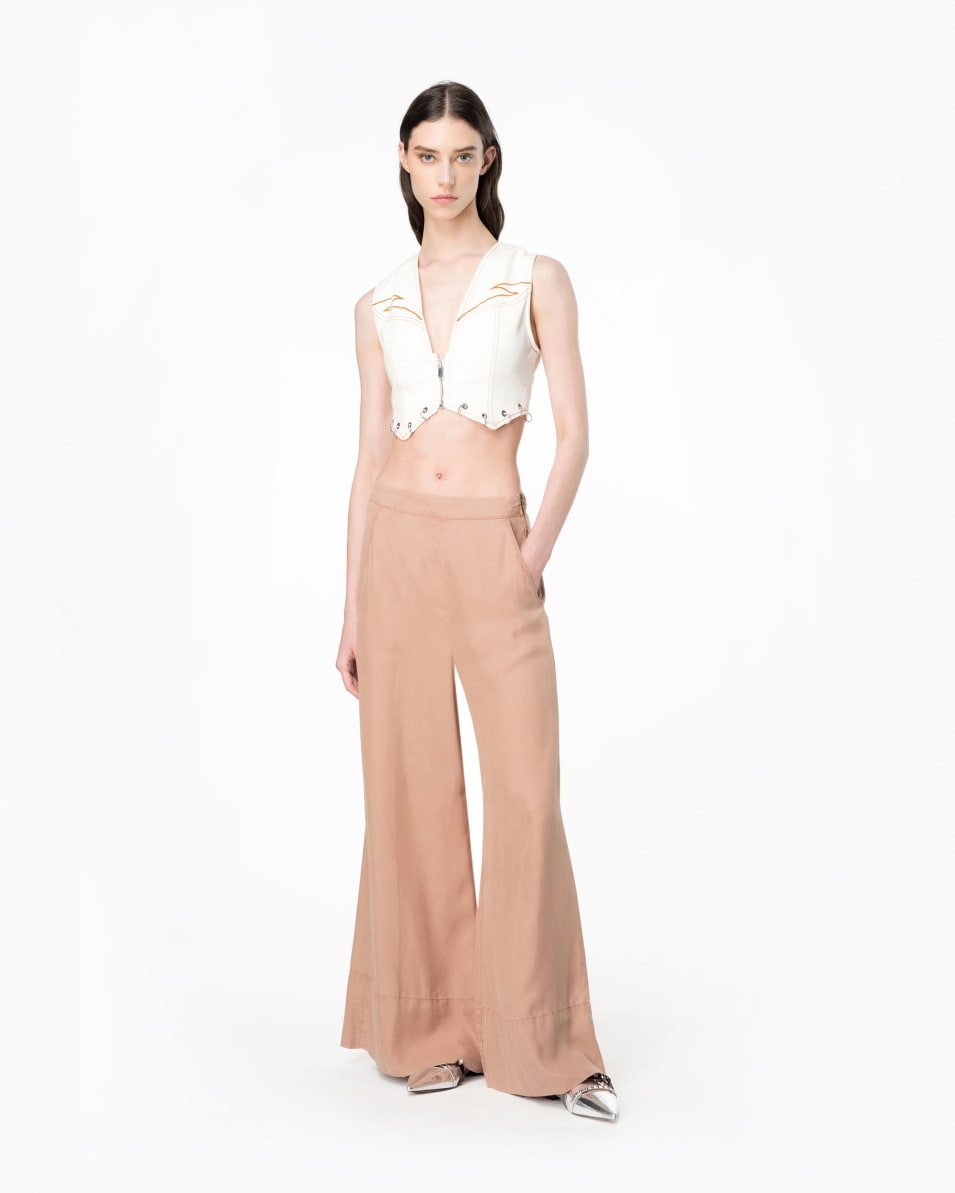 Pinko Wide-Leg-Hose Lyocell Angebote