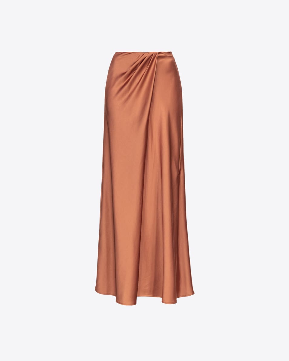 Pinko Eleganter Rock aus strukturiertem Satin Günstiger Verkauf