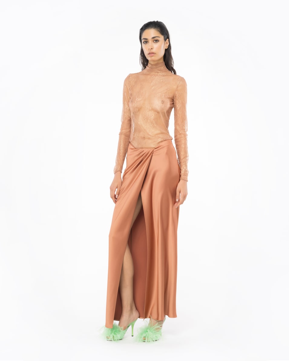 Pinko Pullover aus Metallic-Spitze Sonderangebot