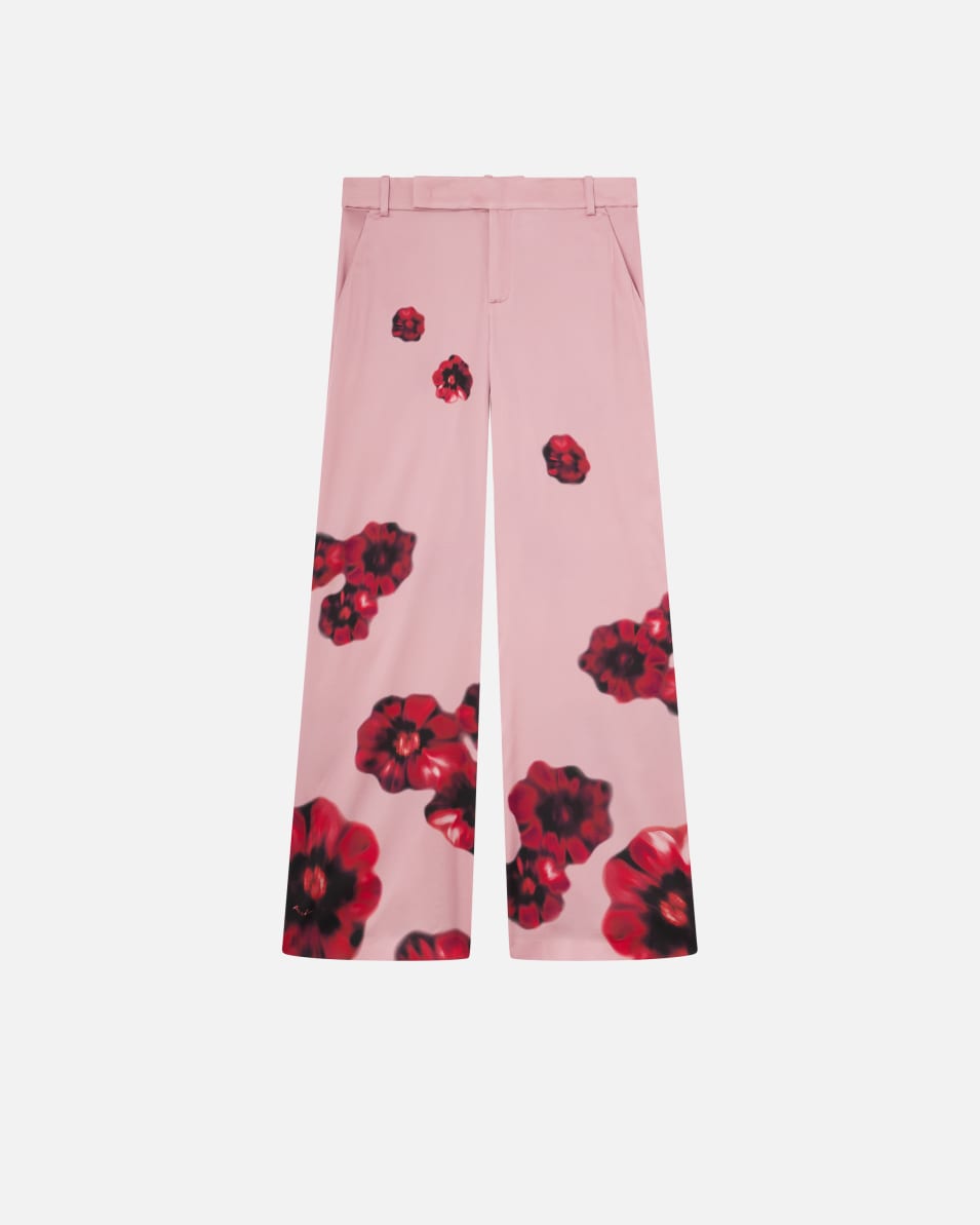 Pinko Satinhose mit Blumenprint Begrenztes Angebot