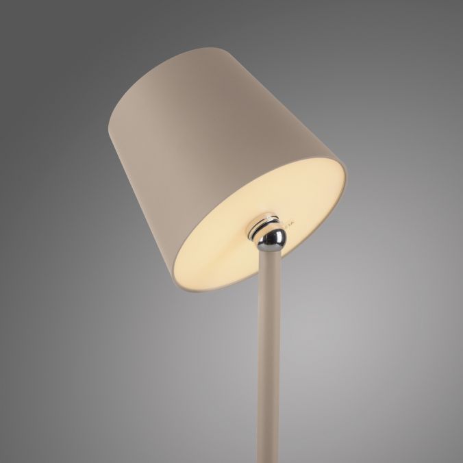 Paul Neuhaus LED Flaschenleuchte beige Akku Touchdimmer USB IP54 Tischleuchte Riesige Rabatte