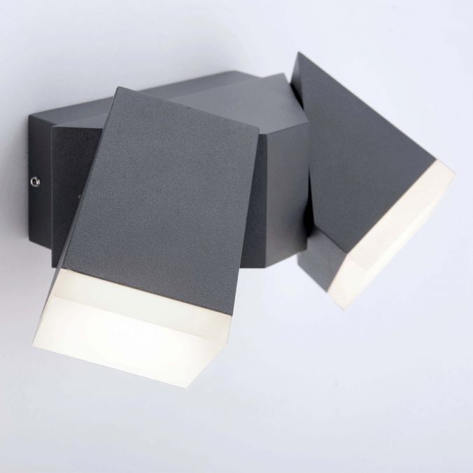 Paul Neuhaus LED-Außenwandleuchte, anthrazit, warmweißes Licht, Schutzart IP54 50% Rabatt mit kostenlosem Versand