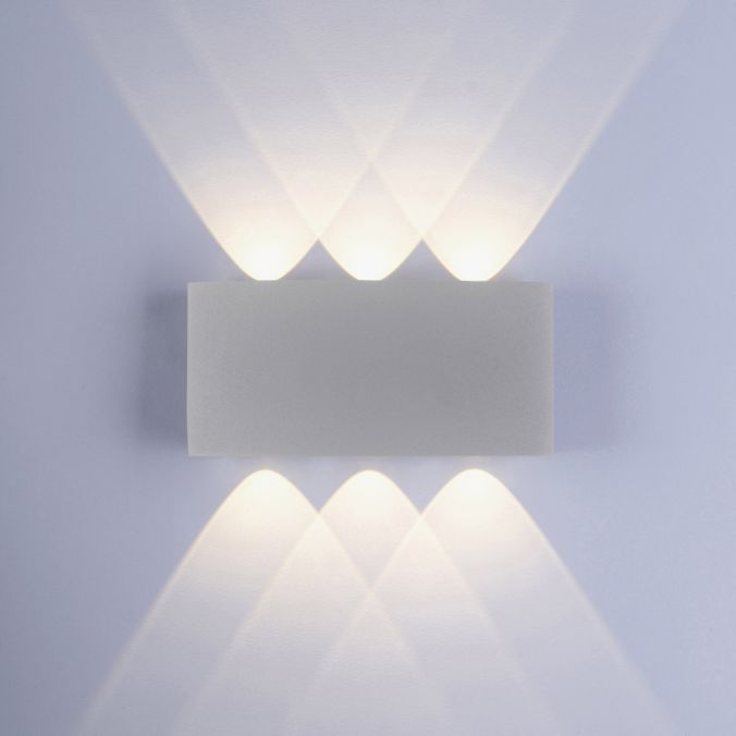 Paul Neuhaus LED-Wandleuchte, silberfarben, halbrund, 6-flammig, warmweiße Lichtfarbe Clearance-Verkauf