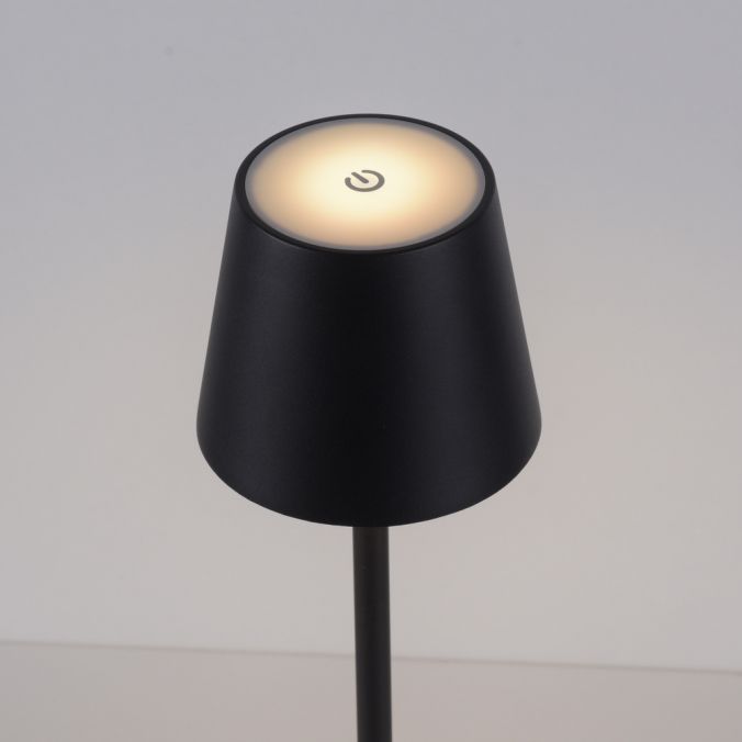Paul Neuhaus Akku Tischleuchte ,schwarz, Indoor, Outdoor, Camping Speichern exportieren