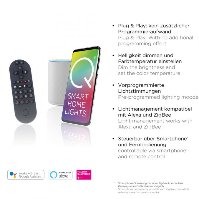 Paul Neuhaus Paul Neuhaus, Q-INIGO, LED-Deckenleuchte, stahl, Smart Home 2025