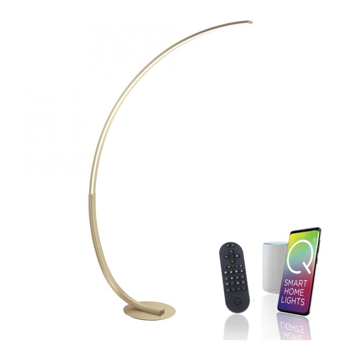 Paul Neuhaus Paul Neuhaus Q VITO LED Stehleuchte Smart Home messing matt dimmbar CCT