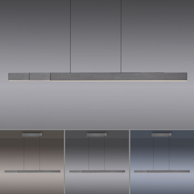 Paul Neuhaus Paul Neuhaus LED Pendelleuchte PURE-MOTO-RISE grau elektrisch Touch Limitierter Zeitrabatt