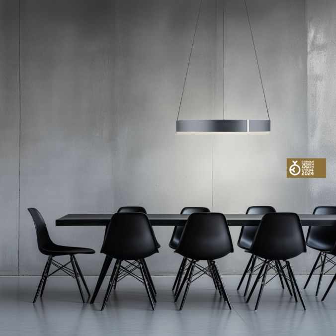 Paul Neuhaus Paul Neuhaus LED Pendelleuchte PURE-E-CLIPSE grau elektrisch Fabrik Onlineshop