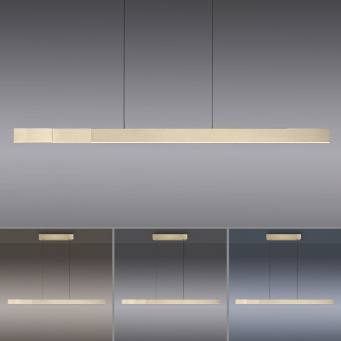Paul Neuhaus Paul Neuhaus LED Pendelleuchte PURE-MOTO-RISE messing matt elektrisch Touch Sonderangebot