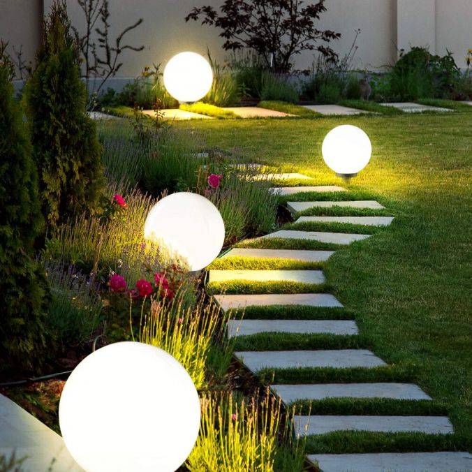 Paul Neuhaus Kugelleuchte, Ø 30 cm, IP 44, Gartenleuchten, Opalweiß Black Friday