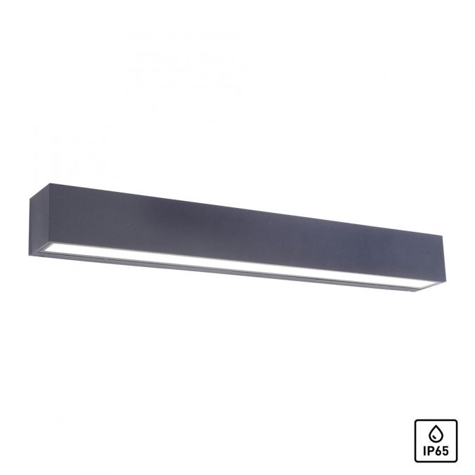 Paul Neuhaus LED Außenwandleuchte, anthrazitfarben, eckig, modernes Design, IP65