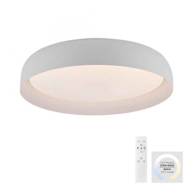 Paul Neuhaus LED Deckenleuchte weiß D=58cm dimmbar Fernbedienung CCT