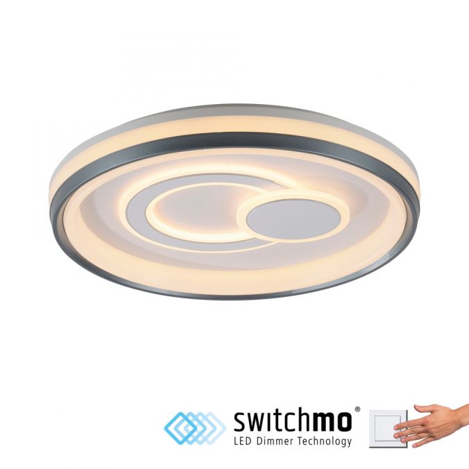 Paul Neuhaus LED Deckenleuchte weiß dimmbar Switchmo Technik elegantes Design