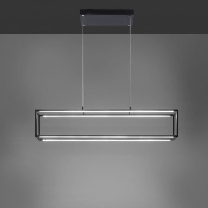 Paul Neuhaus LED Pendelleuchte, schwarz, 4-flammig, dimmer, Innenleuchte Exklusive Angebote