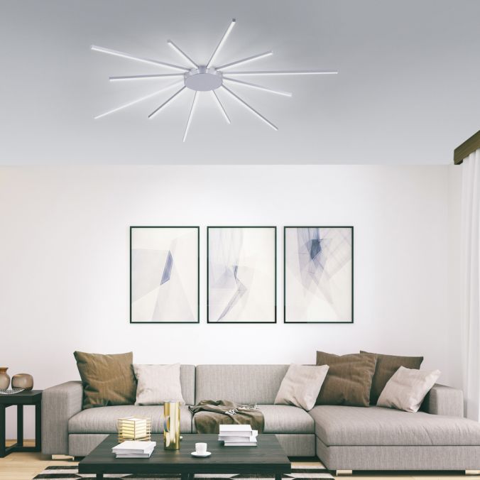 Paul Neuhaus Paul Neuhaus, Q-SUNSHINE, LED-Deckenleuchte, dimmbar, Smart Home Räumungsverkauf