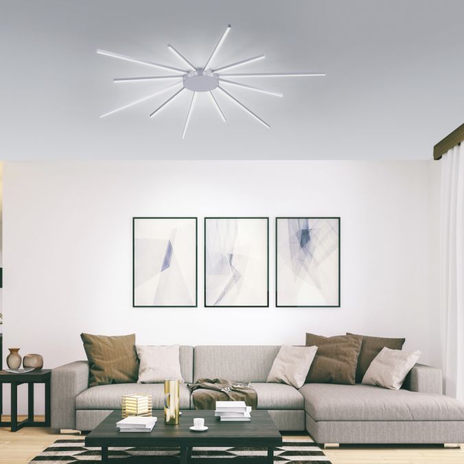 Paul Neuhaus Paul Neuhaus, Q-SUNSHINE, LED-Deckenleuchte, dimmbar, Smart Home Räumungsverkauf
