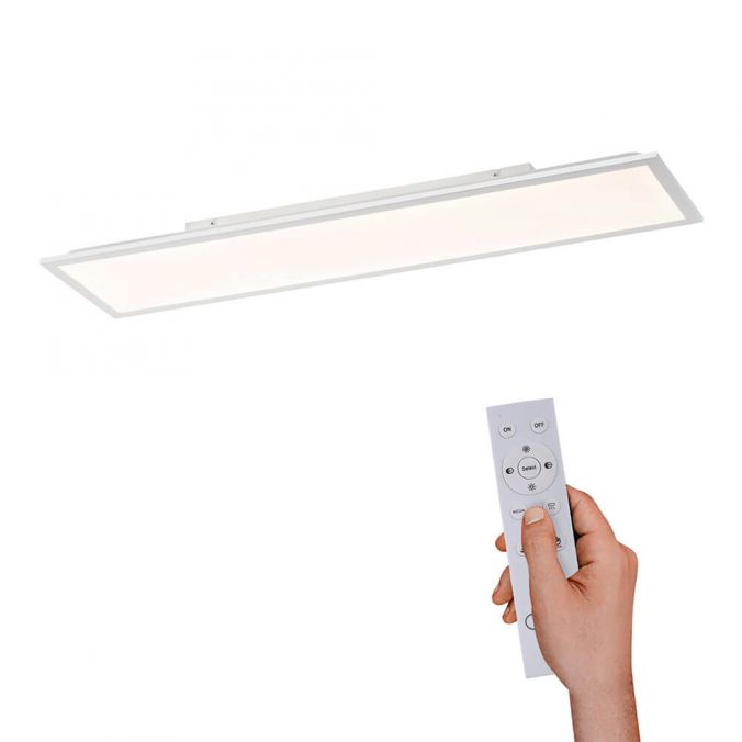 Paul Neuhaus LED Panel, weiß, 120x30cm, dimmbar, Backlight, Farbsteuerung