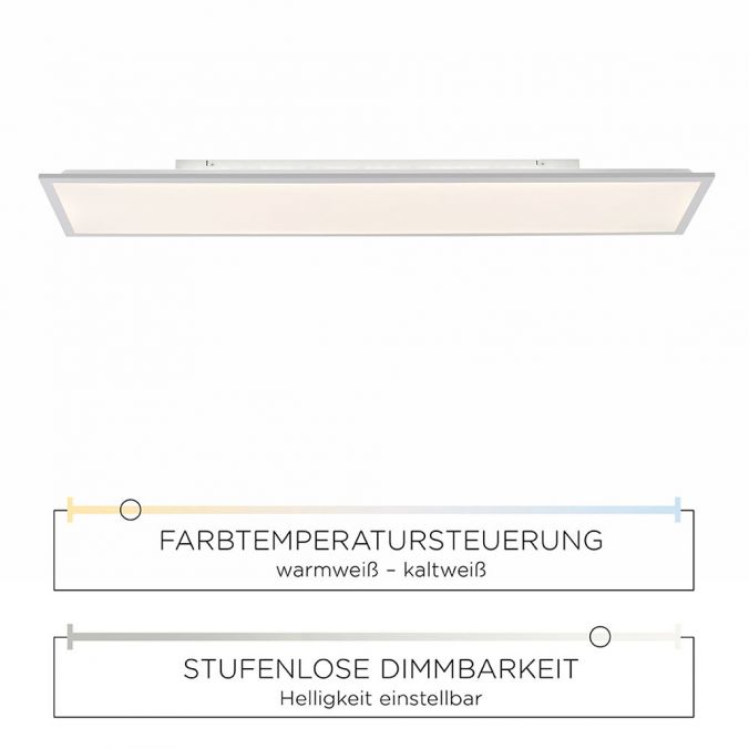 Paul Neuhaus LED Panel, weiß, 120x30cm, dimmbar, Backlight, Farbsteuerung Wochenangebot